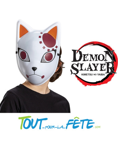Masque demon slayer™ Tanjiro taille unique ( accessoire deguisement )