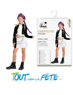 Déguisement K-pop star demon hunters " Rumi " pour fille taille enfant 2