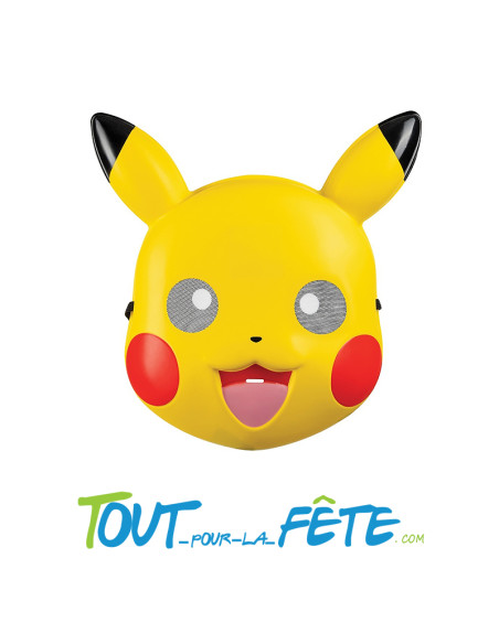 Masque pokemon Pikachu taille unique ( accessoire de deguisement )