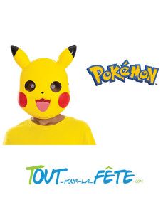 Masque pokemon Pikachu taille unique ( accessoire de deguisement ) 2