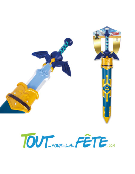 épée link avec fourreau "the legend of zelda" taille 65cm en plastique