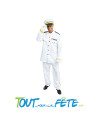 Déguisement de capitaine de la marine taille adulte ( casquette - veste - pantalon )
