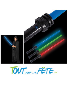 Sabre laser 66cm avec son et lumiere ( vert - bleu - rouge ) accessoire de déguisement 2