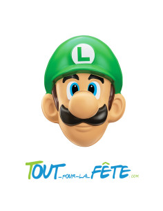 Masque coque Luigi Super Mario™ vert taille adulte Licence officielle 2