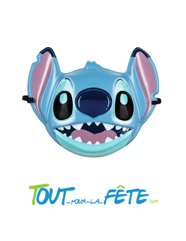 Masque Stitch sous licence officielle Lilo & stitch bleu et violet taille unique