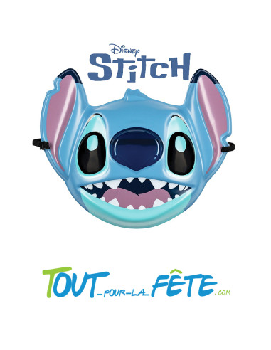 Masque Stitch sous licence officielle Lilo & stitch bleu et violet taille unique