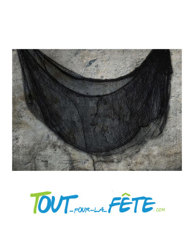 Décoration tissus noir 76x228 cm