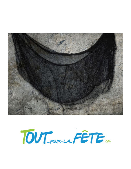 Décoration tissus noir 76x228 cm