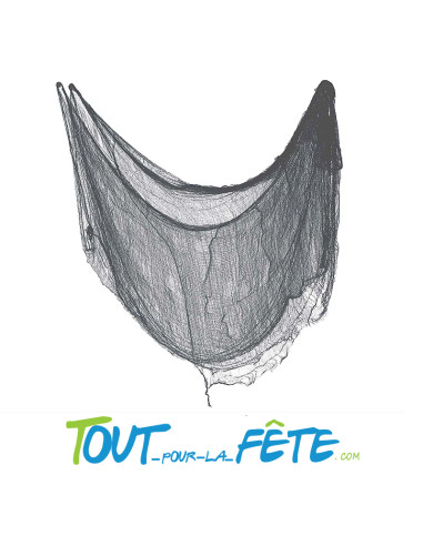 Décoration tissus noir 76x228 cm