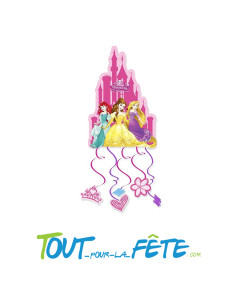 Piñata à tirer Princesse Disney a remplir 21x28 cm licence officielle