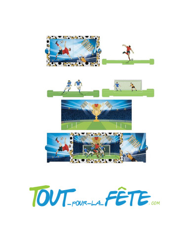 Carte 3D 'Football" petit théâtre + enveloppe