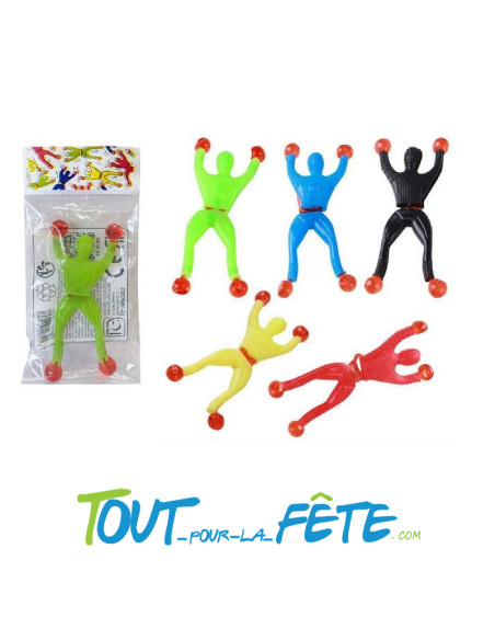 Jouet acrobate collant Mix 9 cm Acrobate Ninja gluant