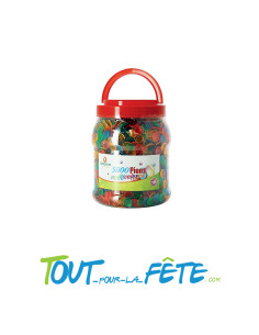 Lot de 5000 pions de loto transparents multicolores