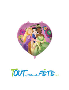 Ballon aluminium coeur 46cm princesse Disney air ou hélium 2