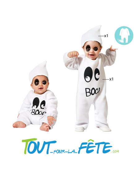 Déguisement fantôme pour bébé 6 mois - 12 mois