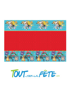 Nappe Pokémon© en plastique 1.80 mètre x 1.2 mètre sous licence officielle