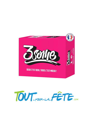 Jeu de société entre potes pour l'apero 3some ( 340 cartes questions tordues - 60 cartes bonus )