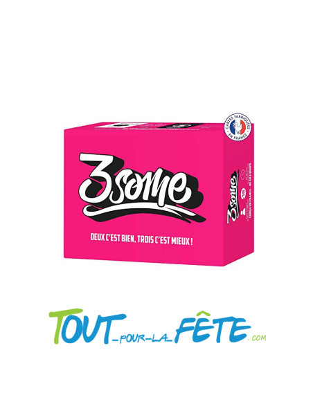 Jeu de société entre potes pour l'apero 3some ( 340 cartes questions tordues - 60 cartes bonus )