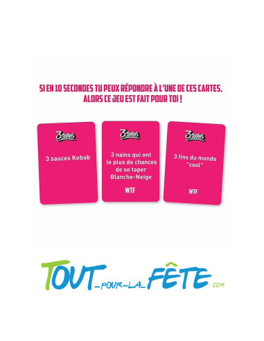 Jeu de société entre potes pour l'apero 3some ( 340 cartes questions tordues - 60 cartes bonus )