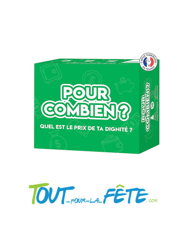Jeu de société Pour combien " quel est le prix de ta dignité " ( jeu de 400 cartes )