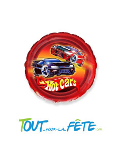 Ballon aluminium Hot wheels taille 45cm ( gonflable helium ou air ) 2