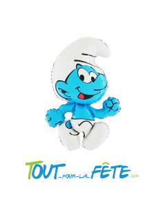 Ballon en aluminium schtroumpfs 102 cm