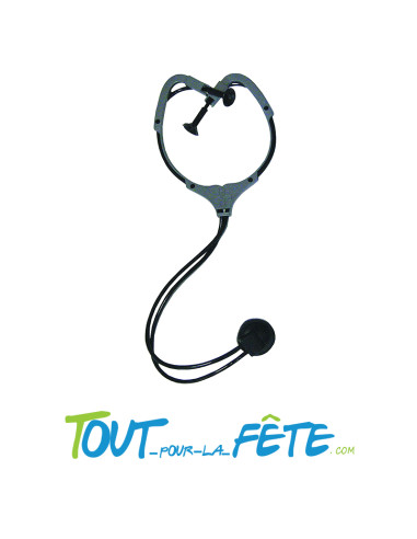Accessoire de déguisement stéthoscope de médecin / infirmier / chirurgien