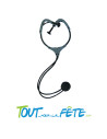 Accessoire de déguisement stéthoscope de médecin / infirmier / chirurgien