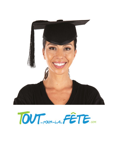 Chapeau d'étudiant taille adulte luxe avec...