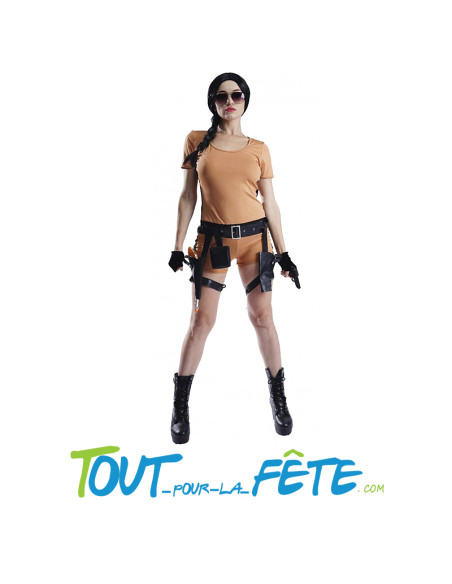 Déguisement d'Aventurière adulte 4 éléments