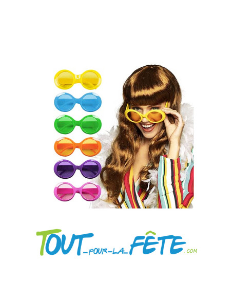 Lunette jackie fluo 6 couleurs assorties