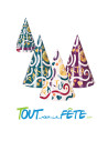Lot de 6 chapeaux de fête en forme de cône ( chapeaux pointus ) multicolores