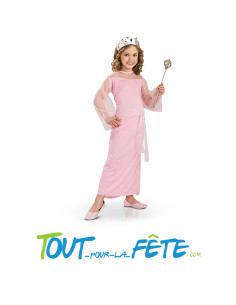Déguisement de princesse ( robe et coiffe ) taille enfant