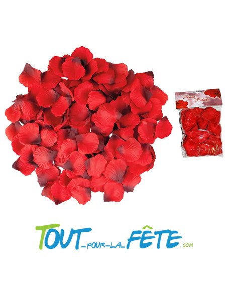 Lot de 640 Pétales de Rose rouge pour votre mariage ou la Saint Valentin