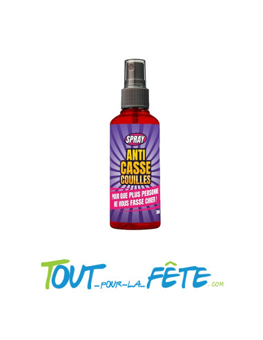 Spray humoristique anti casse couilles (pour que plus personne ne vous fasse chier !)