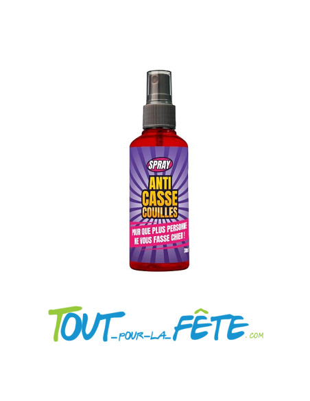 Spray humoristique anti casse couilles (pour que plus personne ne vous fasse chier !)
