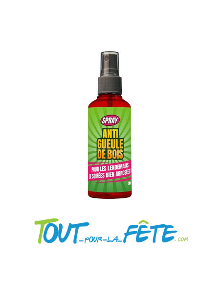 Spray humoristique anti gueule de bois ( pour le lendemain de soirée arrosées ! )