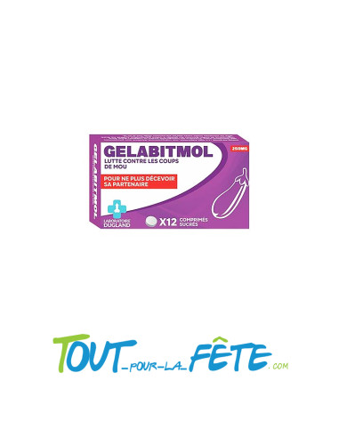 Pilules medic humoristique gelabitmol ( 12 comprimés sucrés )