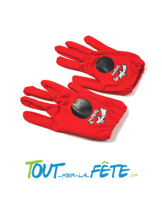 Paire de gants Lady bug Miraculous taille unique pour enfant sous licence officielle