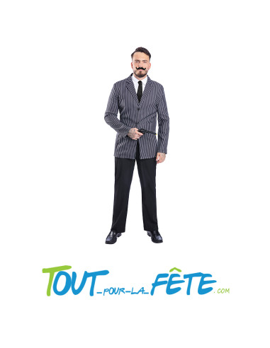 Déguisement de gangster taille adulte L/XL (chemise, moustache et pistolet)