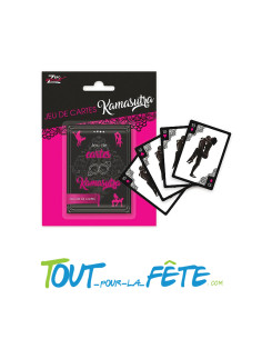 Jeu de 54 cartes coquines kamasutra ( pour adulte -18 ans )