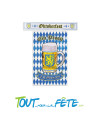 Lot de 2 décorations Oktoberfest 1 bannière et 1 poster motif Oktoberfest