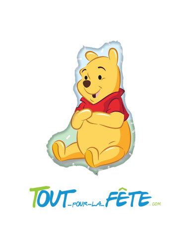 Ballon aluminium Winnie l'ourson 76x102 cm air ou hélium