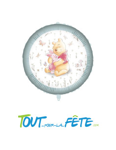 Ballon en aluminium Disney Winnie l'Ourson 46cm Licence officielle