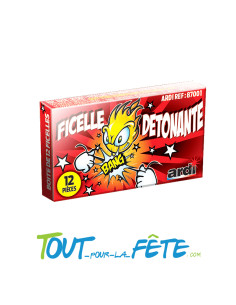 Boite de 12 ficelles détonantes (tirer sur les 2 extrémité d'un coup sec)