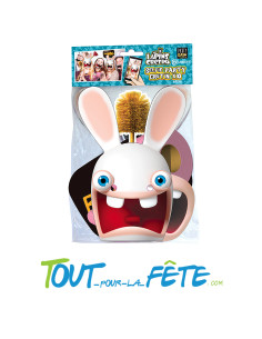 Kit accessoires photobooth Lapins Crétins 10 modèles différents Licence