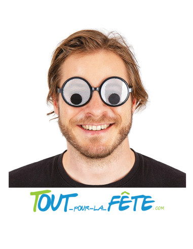 Lunettes gros yeux mobiles pour vos soirées festives
