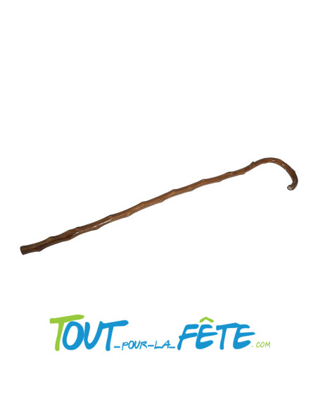Canne en bois de grand-mère taille 90cm ( accessoire déguisement )
