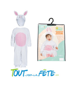 Déguisement de lapin blanc et rose pour bébé ( 12/18 mois - 18/24 mois ) 2