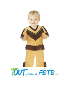 Déguisement d'indien pour bébé ( t shirt - pantalon ) 18/24 mois